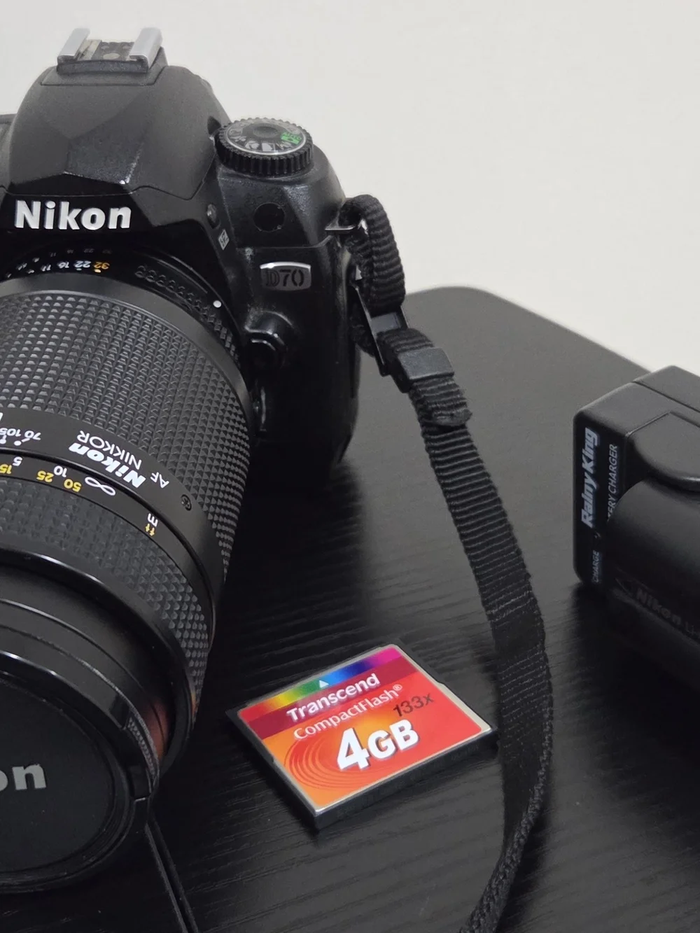 Nikon D70 Black DSLR Camera with Lens